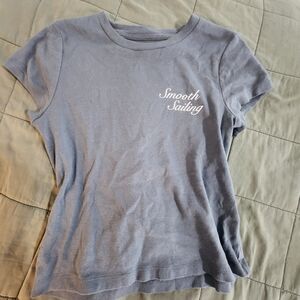 Madewell Blue 'Smooth Sailing' Short Sleeve Tee